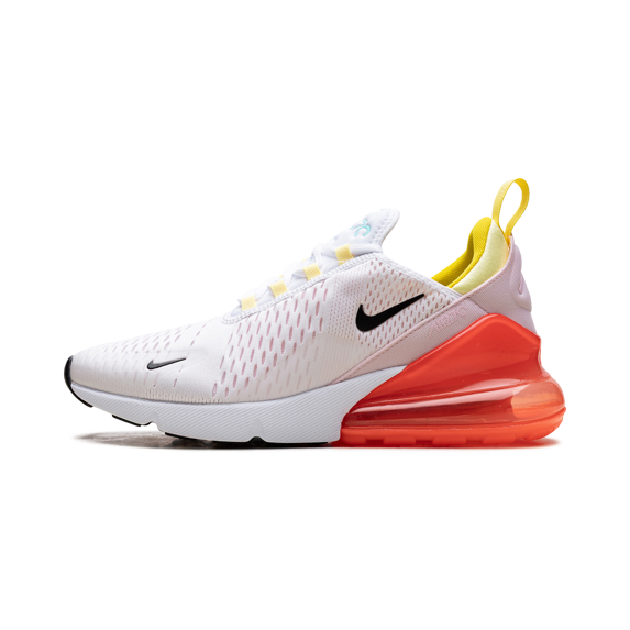 NIKE WOMENS Air Max 270 WMNS "White Bright Crimson" FZ3624 100 from Stadium Goods