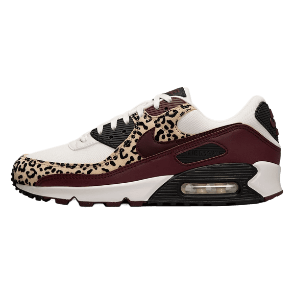 NIKE WOMENS Air Max 90 Womens "Leopard - Burgundy" IF1619 102 IF1619 102 from Stadium Goods