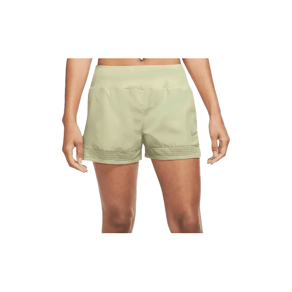 NIKE WOMENS DRI-FIT RUNNING LINED SHORTS MESH HEM Womens "Olive" DM7737 371 DM7737 371 from Stadium Goods