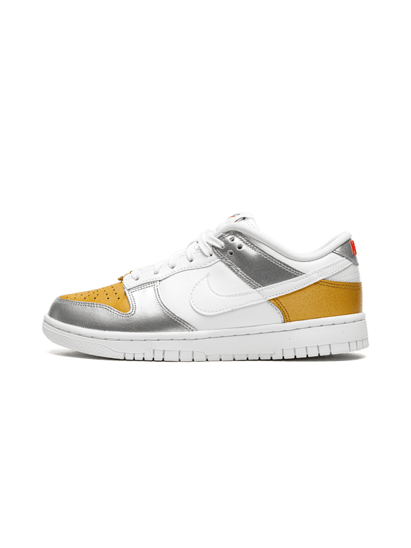 WOMENS DUNK LOW Womens "Gold White Silver" DH4403 700 DH4403 700 from Stadium Goods