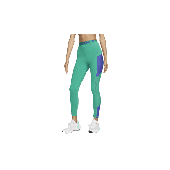 NIKE WOMENS Dri-fit High Rise 7/8 Length Tight Fit Leggings "NEPTUNE GREEN/LAPIS" DQ5588 370 DQ5588 370 from Stadium Goods