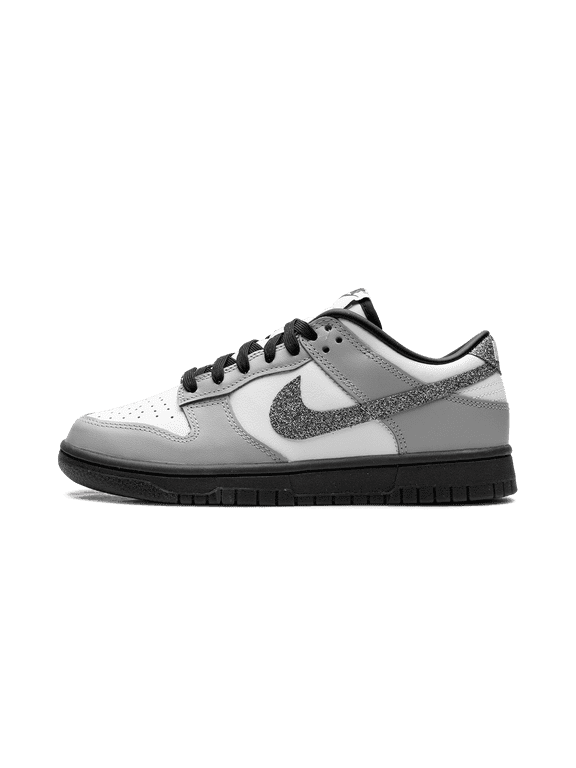 WOMENS Dunk Low LX Womens "Glitter Swoosh White Light Smoke Grey" HQ3462 191 HQ3462 191 from Stadium Goods