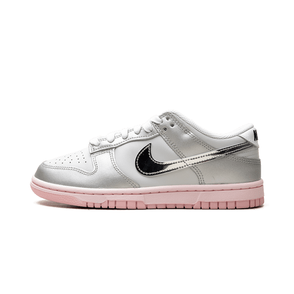 NIKE WOMENS Dunk Low LX Womens "Metallic Silver Pink Foam" HM3698 006 HM3698 006 from Stadium Goods