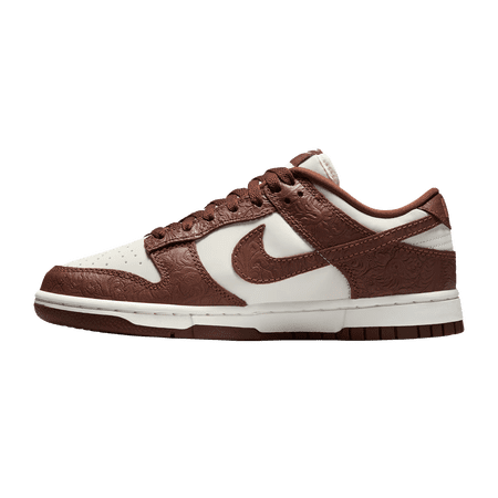 NIKE WOMENS Dunk Low Womens "Embossed Baroque Sail Fauna Brown" IF3944 100 IF3944 100 from Stadium Goods