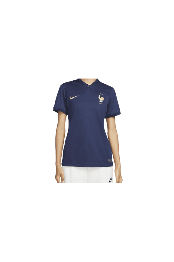 WOMENS Fff 22/23 Stadium HomeDri-fit Soccer Jersey Womens "Midnight Navy/Midnight Navy/Midnight Navy/Metallic" DN0764 410 DN0764 410 from Stadium Goods