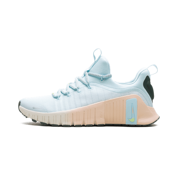 NIKE WOMENS Free Metcon 6 Premium WMNS "Glacier Blue Washed Coral Vintage Green Metallic Silver" HV5228 474 from Stadium Goods