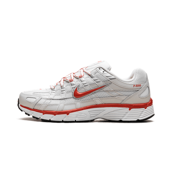 NIKE WOMENS P-6000 Wmns "White Platinum Tint Black Picante Red" BV1021 107 BV1021 107 from Stadium Goods