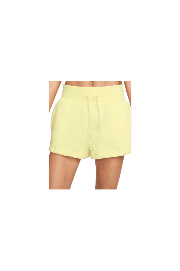 WOMENS PHOENIX FLEECE HIGH-RISE SHORTS Womens "Lemon" FD1409 706 FD1409 706 from Stadium Goods