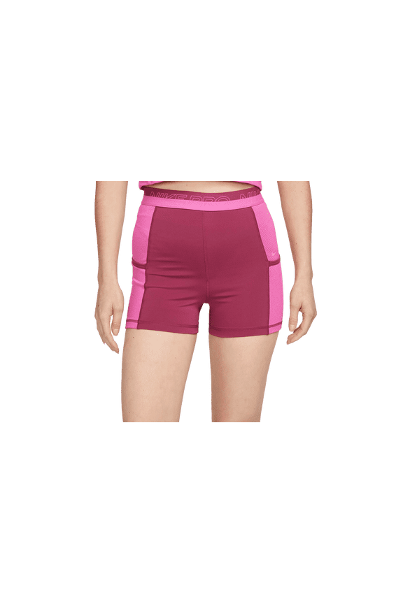 WOMENS PRO HIGH-WAISTED 3" TRAINING SHORTS WITH POCKETS Womens "Rosewood" DX0059 653 DX0059 653 from Stadium Goods