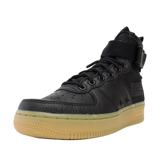 NIKE WOMENS SF AF1 AIR FORCE 1 MID SZ 9 BLACK GUM BROWN FIELD BOOT AA3966 002