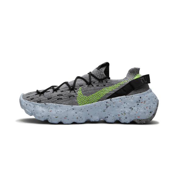 NIKE WOMENS SPACE HIPPIE 04 WMNS "Grey Volt" CD3476 001 from Stadium Goods