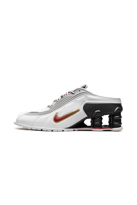 WOMENS Shox MR4 Mule "Martine Rose Metallic Platinum Varsity Red" IM5420 100 IM5420 100 from Stadium Goods