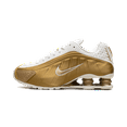 thumbnail image 1 of NIKE WOMENS Shox R4 Womens "Metallic Gold" AR3565 010 AR3565 010 from Stadium Goods, 1 of 8