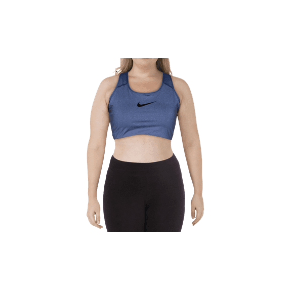 NIKE WOMENS Swoosh Medium Support Non-Padded Sports Bra "Blue Lapis - Plus" BQ0973 457 BQ0973 457 from Stadium Goods
