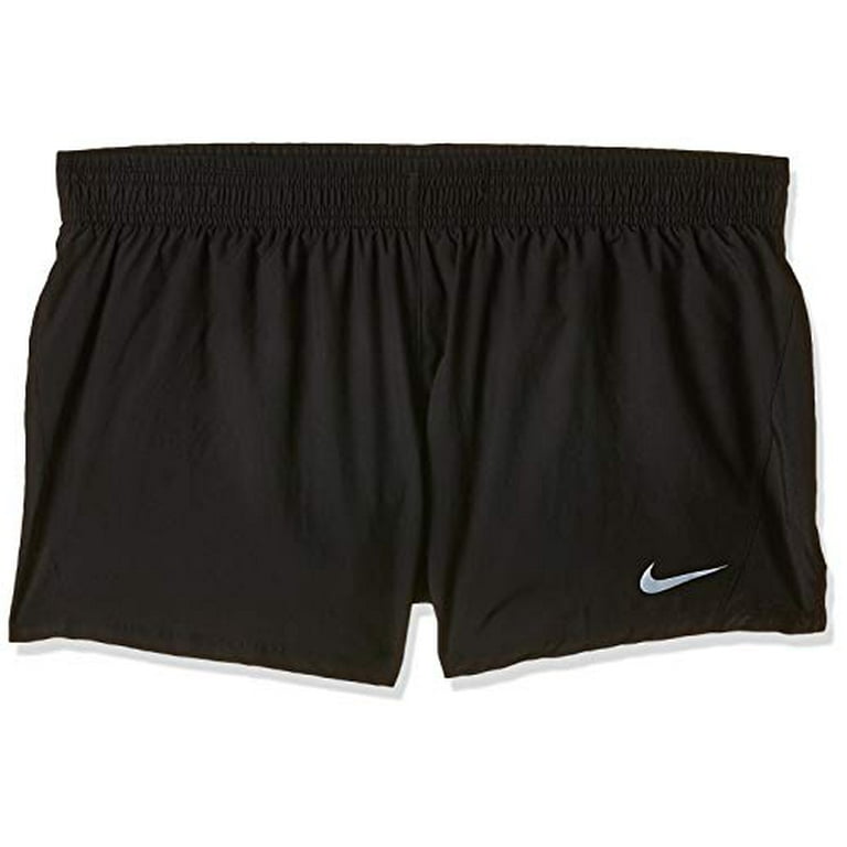 NIKE Women s 10K Running Shorts Black Black Black Wolf Grey X Small Walmart