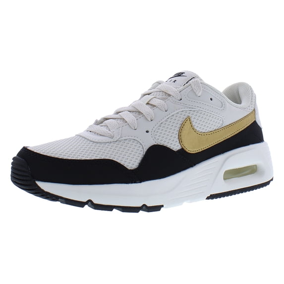 NIKE Women's Air Max Sneaker, Phantom Metallic Gold Black Sa, 5.5 UK
