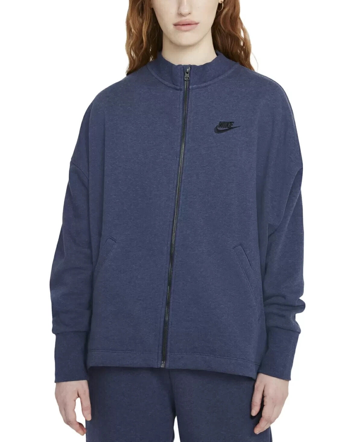 Nike Women's Essential Fleece Cardigan Pink Size S main image 0