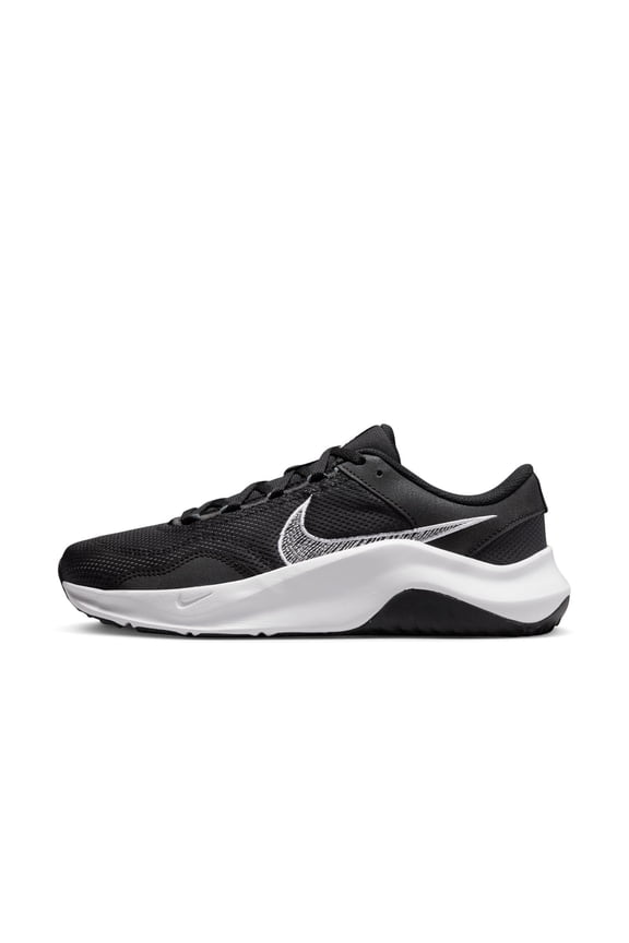 Women's Legend Essential 3 Sneaker, Black/White-Iron Grey US 7.5