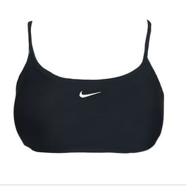 NIKE Women s Thin Straps Round Neck 2 Piece Swimsuit Black 4 Walmart