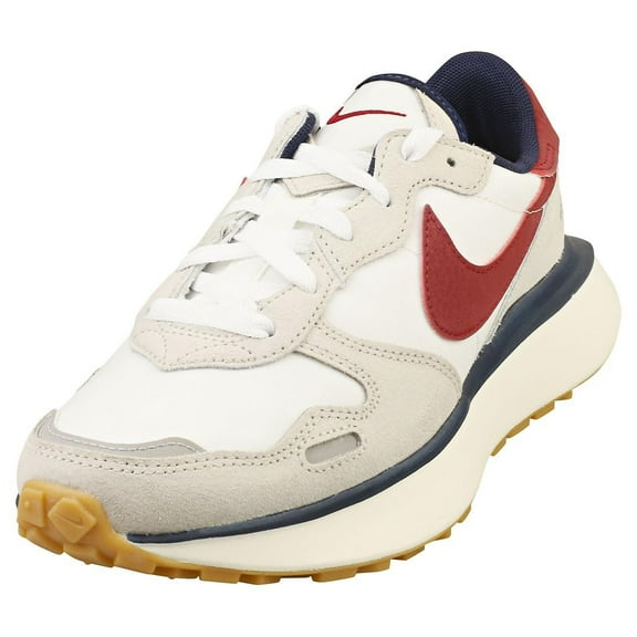 NIKE Women's Sneaker, Light Bone Team Red Sail Midnight Navy, 13