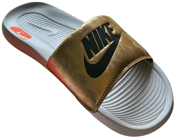 Women's Victori One Slide, Open Toe, Gold, Size 8