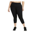 thumbnail image 1 of NIKE Womens Black Stretch Active Wear Capri Leggings Plus 3X, 1 of 3