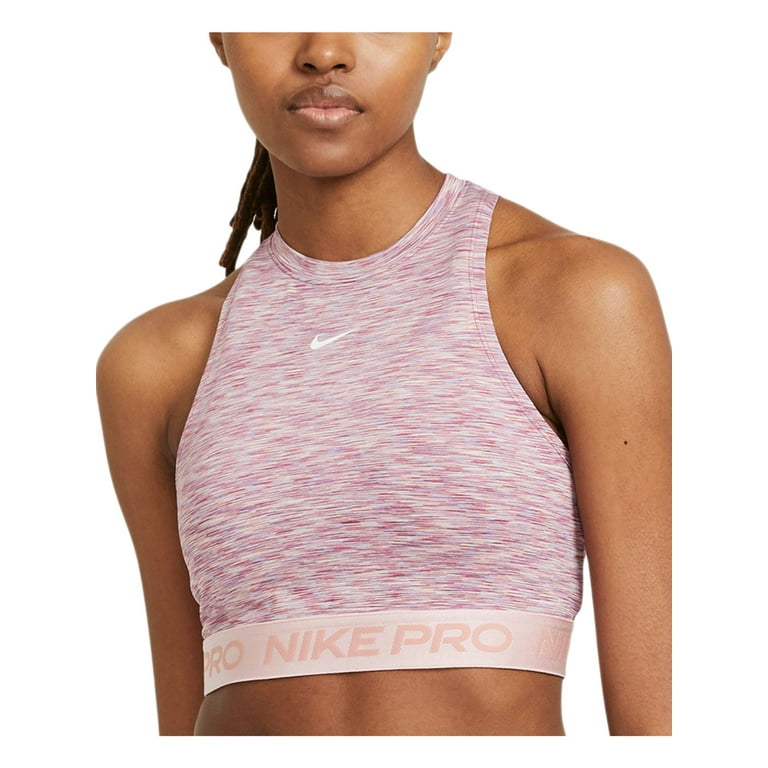 NIKE Womens Pink Moisture Wicking Racerback Fitted Stretch