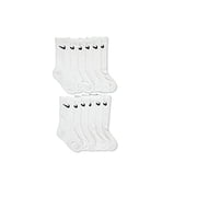 NIKE Young Athletes Kids Crew Cut Socks 6 Pairs,7C-10C Shoe/ 4-5 Sock