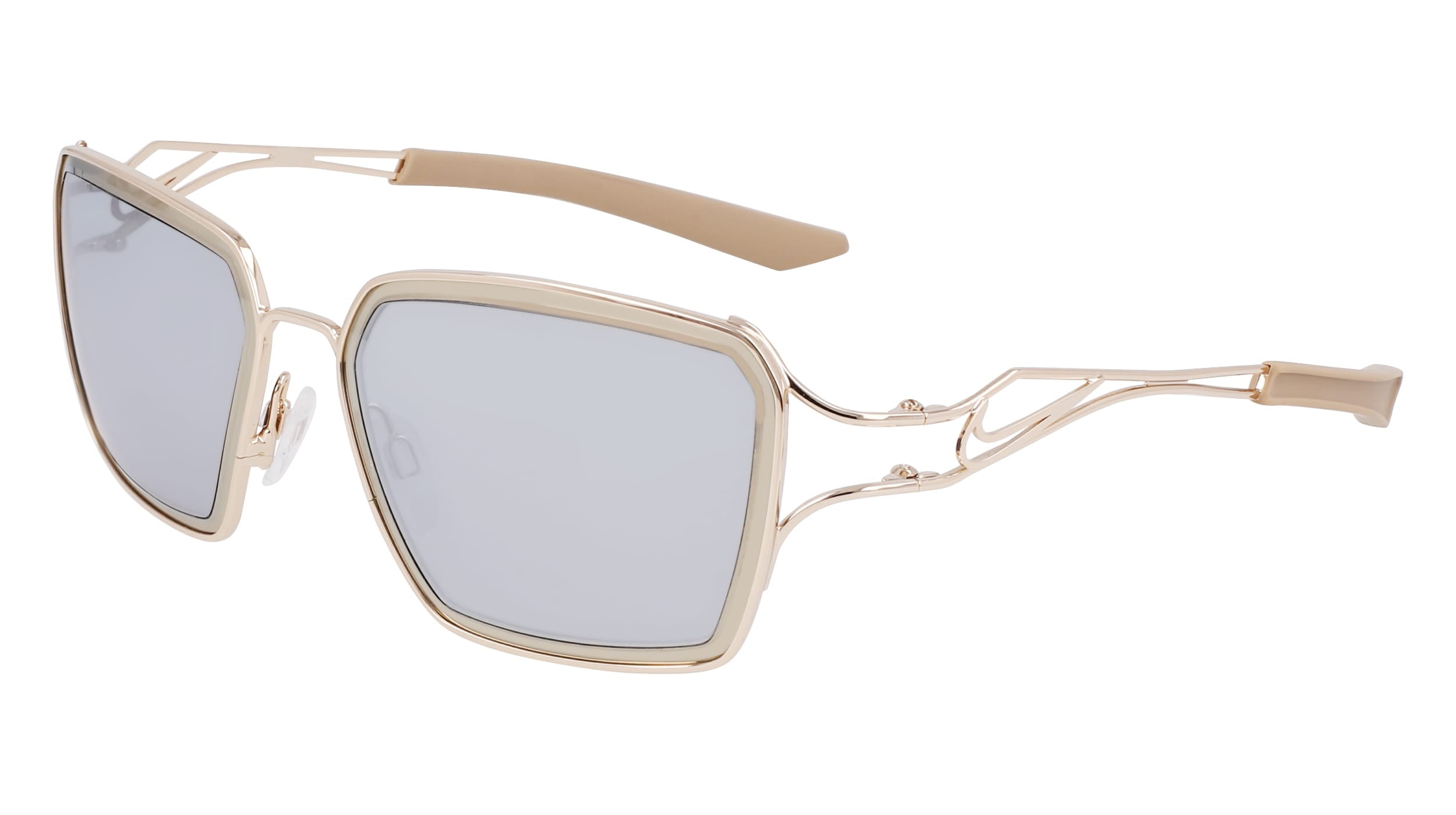 NIKE sunglasses NKEV24049 UNISEX 57/14/135 708 GOLD / SILVER MIR / GOLD MIR