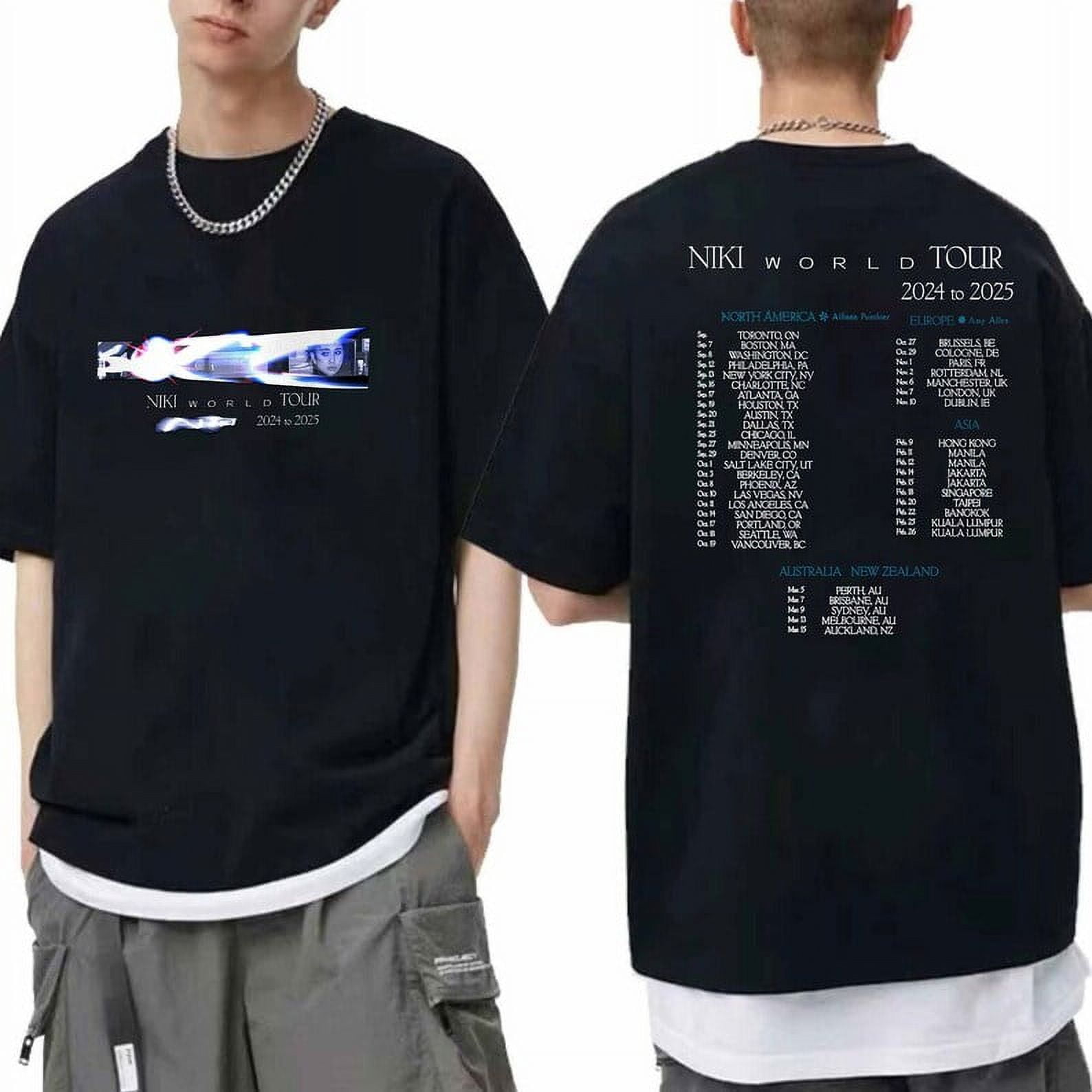 NIKI World Tour 2024 to 2025 Shirt, NIKI 2024 Concert Shirt, NIKI Fan Shirt, Niki Tour Merch