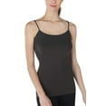 thumbnail image 1 of NIKIBIKI Premium Classic Camisole – Women Basic Seamless Cami & Tank Top (One Size, Charcoal), 1 of 1