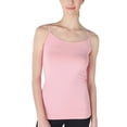thumbnail image 1 of NIKIBIKI Premium Classic Camisole – Women Basic Seamless Cami & Tank Top (One Size, Sugar Pink), 1 of 1