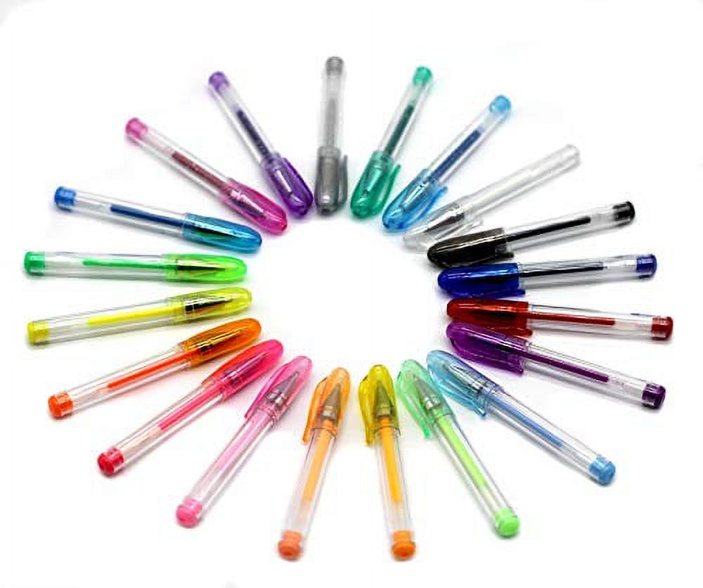 NIKO Gel Pen Mini 20 Glitter Colored Pens , 1 Pack