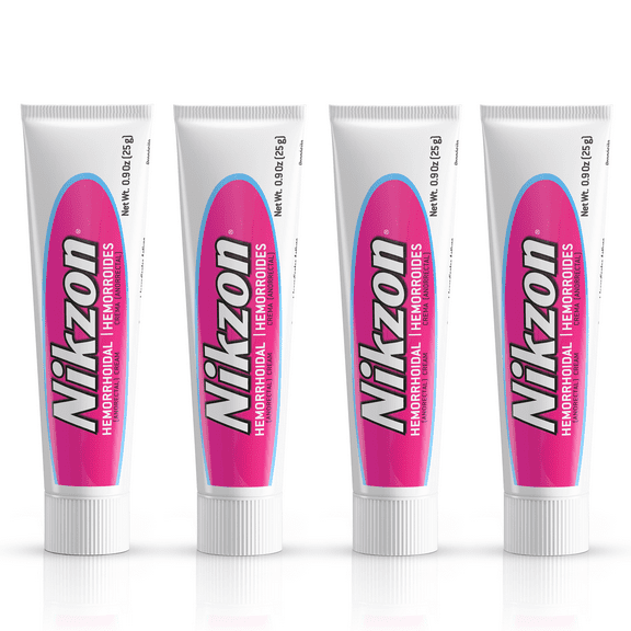 NIKZON - Hemorrhoidal Itching Soothing Cream 0.9 Oz (4 Pack)