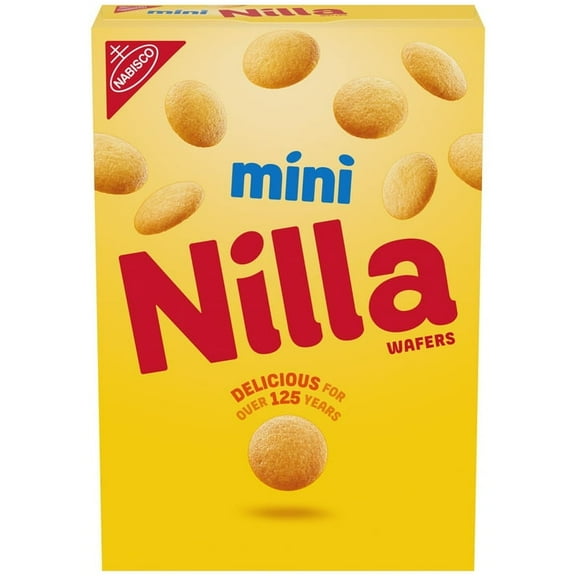 NILLA Wafers Mini Cookies, Vanilla Wafers, 11 oz, Pack of 4