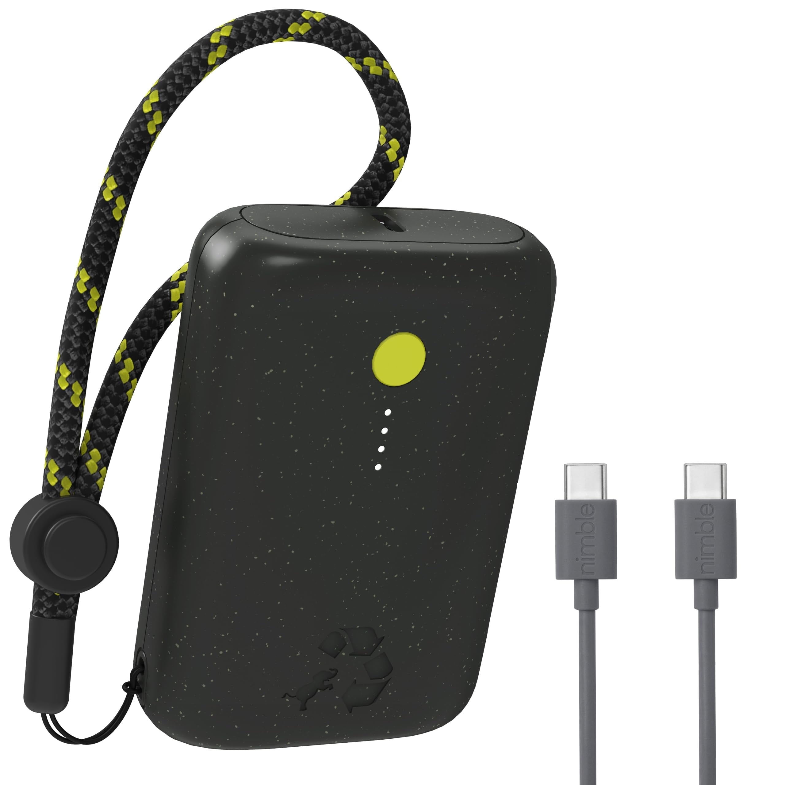 Champ Portable Charger, 10,000mAh Power Bank Fast Charging, 20W Dual USB-C Battery Pack with Cable, Travel Essential Power Bank for iPhone Laptops Galaxy Tablet Pixel iPad Macbook Kindle Airpod