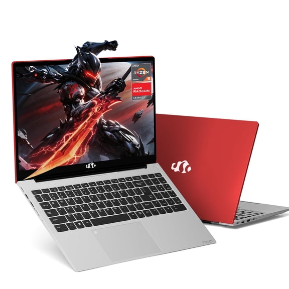 NIMO 15.6" AMD Gaming Laptop, Ryzen 5 6600H Radeon 660M Graphics(Beat i7-1165G7),16GB DDR5 RAM 512GB SSD, Backlit Keyboard, Fingerprint Reader& Privacy Webcam for Secure Business Office