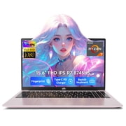 NIMO 15.6" Laptop, AMD Ryzen 7 8745HS4.9GHz, 16GB RAM 1TB SSD, Radeon 780M, 15.5H All-Day Battery, WiFi 6E USB4, for Creators & Professionals Work/Gaming, 100W Type-C