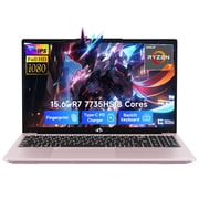 NIMO Gaming Laptop 15.6", AMD Ryzen 7 7735HS Boost 4.75GHz, 16GB DDR5 RAM, 1TB PCIe 4.0 SSD, Windows 11 Home, 1080P FHD Display, Backlit Keyboard, 100W PD Fast Charge, 2X Full-Function USB-C