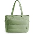 thumbnail image 1 of NIMTEK BAGSMART Tote Bag for Women, Lightweight Puffy Tote Bag with Compartments Quilted Shoulder Bag Handbag for Travel, Work, Gym, 1 of 12