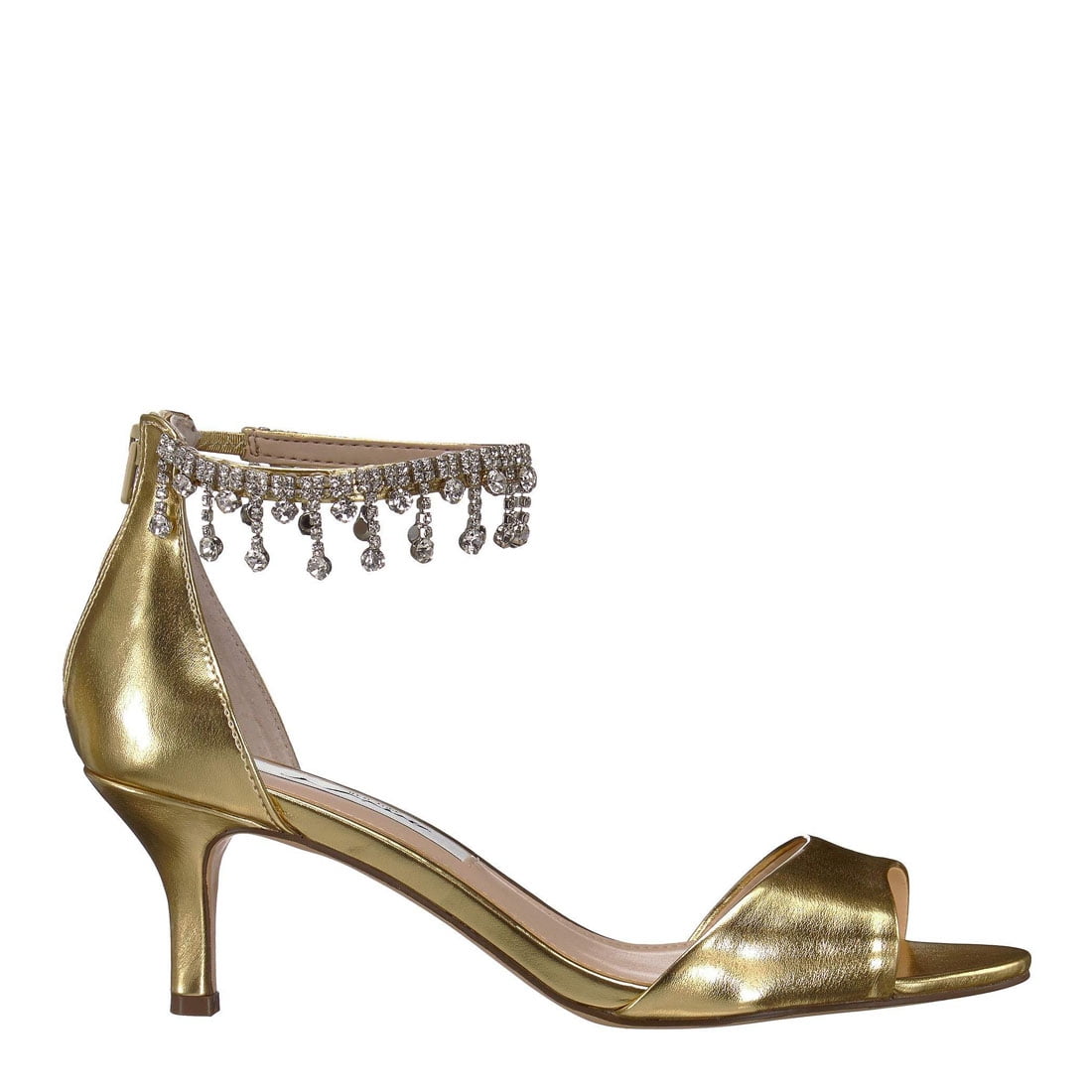NINA Chianne Women Adult shoe size 9 Dress CHIANNE MY PLATINO AURORA M Platino Smooth Metallic