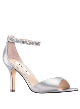 Nina silver clearance evening shoes