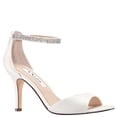 ALICE+OLIVIA Womens Black Padded Fringed Adjustable Strap Gulia Almond Toe Stiletto Zip-Up Leather Dress Heeled main image 0