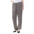 thumbnail image 1 of NINE WEST Womens Burgundy Herringbone Straight leg Wear To Work Pants Plus  Size: 18W, 1 of 2