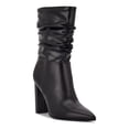 thumbnail image 1 of NINE WEST Womens Black Padded Denner Pointed Toe Cone Heel Dress Slouch Boot 8 M, 1 of 5