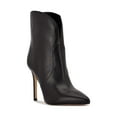 thumbnail image 1 of NINE WEST Womens Black Tolate Pointy Toe Stiletto Leather Dress Booties 6 M, 1 of 4