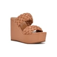 thumbnail image 1 of NINE WEST Womens Brown 1" Platform Padded Nessie Casual 10 M, 1 of 4