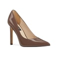 thumbnail image 1 of NINE WEST Womens Brown Cushioned Comfort Tatiana3 Pointy Toe Stiletto Slip On Dress Pumps 7 M, 1 of 3