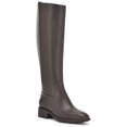 thumbnail image 1 of NINE WEST Womens Brown Pull Tab Goring Padded Lug Sole Barile Square Toe Block Heel Zip-Up Dress Riding Boot 8.5 M, 1 of 3