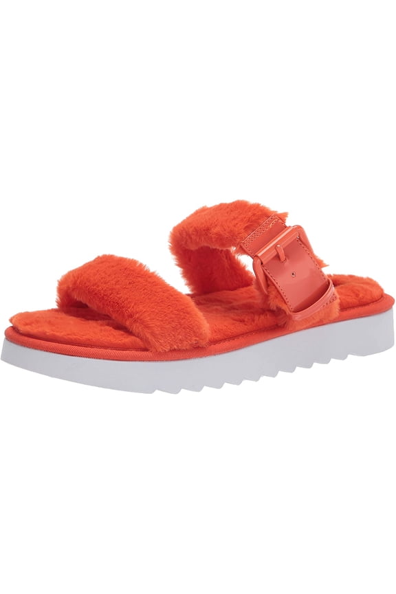 Womens Funkie2 Flat Sandal 7 Orange